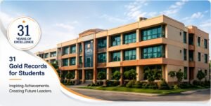 Edify school campus building - 31 years of excellence, 31 gold records for students